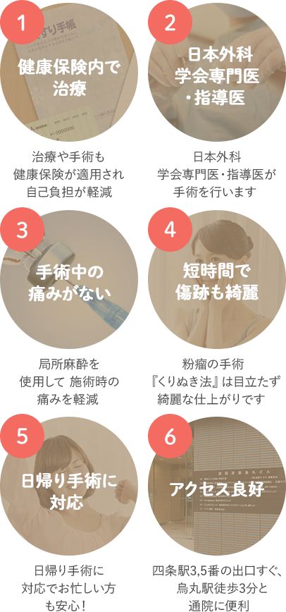 当院が選ばれる6つの理由